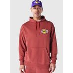 New Era Kırmızı Erkek Kapüşon Normal Baskılı Sweatshirt 60578570 LEAGUE ESSENTLS INJ OS HOO