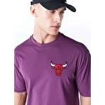 New Era Mor Erkek Oversize Baskılı T-Shirt 60578559 LEAGUE ESSENTIALS INJ OSTE