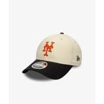 New Era New York Mets Side Script 9Forty Unısex Bej Şapka - 60856245-001