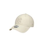 New Era New York Yankees Midi Linen 9Twenty Kadın Bej Şapka - 60856309-001
