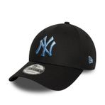 New Era Ombre Infill 9Forty Ayarlanabilir Şapka NY Yankees Siyah, Beden: Tek Beden