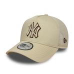 New Era Outline Ef Trucker Neyyan Unisex Bej Şapka