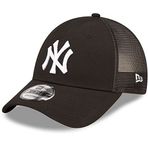 New Era Üniseks HOME FIELD 9FORTY TRUCKER NEYYAN Şapka, Siyah, Standart