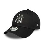New Era WMNS HAYVAN INFILL 9FORTY NEYYAN BLKDOC Bayan Şapka, SİYAH, OSFM