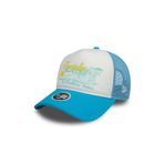 New Era WMNS Köpük Kamyoncu Ayarlanabilir Şapka Florida Beach Club Turkuaz, Beden: Tek Beden, Mavi, Tek Beden