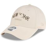 New Era WMNS PAYET WORDMARK 9FORTY NEYYAN LTC Bayan Şapka, Açık Bej Rengi, OSFM