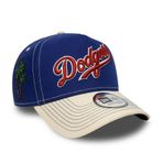 New Era Yetişkin 9Forty Aframe Şehir Simgesi MLB Los Angeles Dodgers Beyzbol Şapkası Şapka Koyu Mavi
