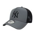 New Era Yetişkin 9Forty Trucker Sport MLB New York Yankees Trucker Beyzbol Şapkası Şapka Kömür Rengi