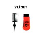 new estela PROFESYONEL ŞEKİL TARAĞI & PROFESYONEL SAÇ ŞEKİLLENDİRİCİ TURUNCU PUDRA WAX 20GR