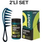 New Estela Şekil Tarak & Ostwint Saç Şekillendiricipudra Wax 20GR - ÇATAL ŞEKİL TARAK & OSTWİNT SAÇ ŞEKİLLENDİRİCİ PUDRA WAX 20 GR YEŞİL