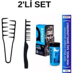 New Estela Şekil Tarak & Ostwint Saç Şekillendiricipudra Wax 20GR - MUCİZEVİ TARAK & OSTWİNT SAÇ ŞEKİLLENDİRİCİ PUDRA WAX 20 GR MAVİ