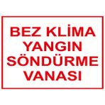 New Jargon Bez Klima Yangın Söndürme Vanası Levhası - Sac Malzeme 35X50 cm - 35 x 50 cm