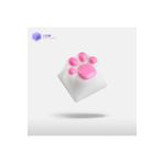 New Keycaps Cat Paw Kedi Patisi Beyaz Ve Pembe 1u Mekanik Klavye Tuşu Artisan Keycaps