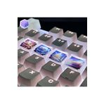 New Keycaps League of Legends Lol Lux Tuşları Q-W-E-R Mekanik Klavye Tuşu Artisan Keycaps