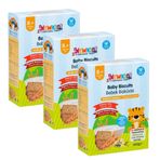 New Kid - Vanilyalı & Fındıklı Bebek Bisküvisi 3'lü Fırsat Paketi