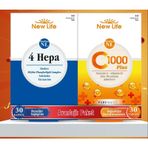 New Life 4 Hepa 30 Kapsül + C 1000 Plus 30 Tablet
