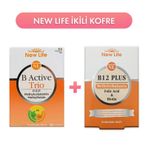 New Life B Active Trio 30 Tablet + B12 Plus Methylcobalamin 1000 mcg 60 Dilaltı Tablet