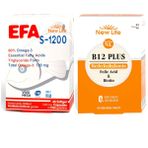 New Life Efa S-1200 45 Kapsül + B12 Plus Methylcobalamin 60 Tablet