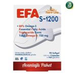 New Life EFA S-1200 mg 90 Softjel Kapsül 5'li (MF-72301-5)
