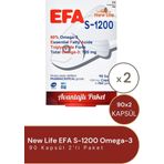 New Life Efa S-1200 Omega-3 2x90 Kapsül Balık Yağı