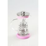 New Life French Press 600 ml Pembe