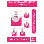 New Life Mena K2 D3 5x30 Kapsül