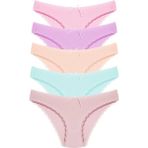 New Lilla 1101 Bikini Kadın T. Dantelli Külot Paketi - Lila - M