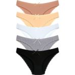 New Lilla 1101 Bikini Kadın T. Dantelli Külot Paketi - M - Capiçino