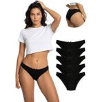 New Lilla 1101 Bikini Kadın T. Dantelli Külot Paketi - XL - Siyah