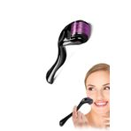 New Market Titanyum İğneli Dermaroller 540 İğneli Cilt Kafa Masaj Tarağı Derma Roller Saç Sakal Çıkarıcı Alet