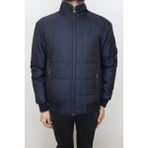 New Moon Fistan Store Erkek Hakim Yaka Spor Kesim Rahat Kalıp Fermuar Kapamalı Kışlık Mont - Lacivert - 56
