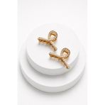 New Obsessions 2 Adet 4 cm Metal İnci Dekorlu Damla Mandal Toka