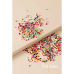 New Obsessions Dıy Takı Yapım Malzemesi 700 Parça 0,2 Cm Kum Boncuk - Karışık Renkli