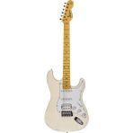 New Orleans NHS9720 Stratocaster Hss Vintage White Elektro Gitar 25,5" Uzunluk Ihlamur Gövde - Arctic White