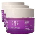 New Paradise Genital Beyazlatıcı Krem Çinko İçermez (Yüz Kol Altı Genital İç Bacak Diz Ve Dirsek) 50 ml (3 paketi)