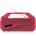 New Rixing NR-4025FM Kırmızı Taşınabilir Bluetooth Hoparlör
