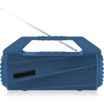 New Rixing NR-4025FM Mavi Taşınabilir Bluetooth Hoparlör
