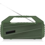 New Rixing NR-4025FM Yeşil Taşınabilir Bluetooth Hoparlör