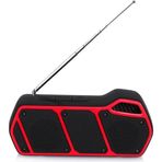 New Rixing NR-5011 Kırmızı Bluetooth Hoparlör