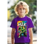 New Shine Sepette 6 Ve Üzeri Alımlarda 1 Tişört Hediyedir - Hulk Baskılı Baskılı Oversize Çocuk T-shirt