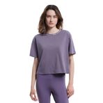 New Ss Crop Zumu Tee Kadın T-Shirt - NF0A5ILX Koyu Gri