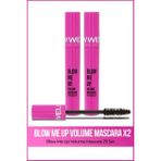 New Well 2x Blow Me Up Volume Mascara 8 ml Ikili Set - Şeffaf