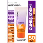 New Well Aydınlatıcı Etkili Primer Sunscreen 50 ml SPF50+ Makyaj Bazı Güneş Kremi