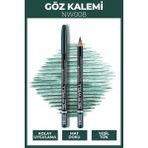 NEW WELL Göz Kalemi NW008 Yeşil Ton Kolay Uygulama Mat Doku ile 8680923304472