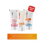 New Well Güneş Kremi 3 Lü Set Pirinç Özlü, Ton Eşitleyici