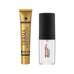 New Well Matifying Makyaj Bazı 30 Ml+Yoğun Kapatıcı Fondöten 01 Gold