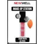 New Well Newwell Make-up Station Matte Lıpstick 02 & Makyaj Süngeri Hediye
