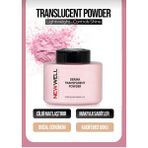 New Well Pembe Transparan Pudra Cildi Matlaştıran Ipeksi Doku ile Makyajı Sabitler