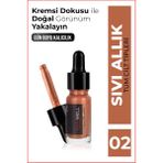 New Well Sıvı Allık Turuncu Kremsi Doku Işıltılı Etki Yüksek Pigment No:02