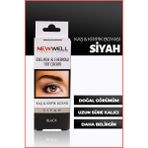 New Well Siyah Kaş & Kirpik Boyası Doğal Görünüm Sunan 60 Uygulama Kapasitesine Sahip